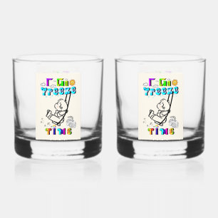 Ich kann Zeit einfrieren Whiskyglas
