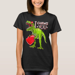 Ich kaue dich Valentins T Rex Dinosaurier Shirts V