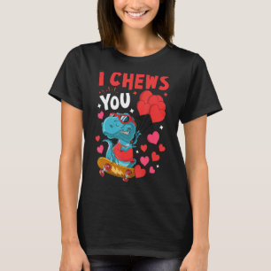 Ich kauen Sie Dinosaur Trex Dino Niedlich Baby Boy T-Shirt