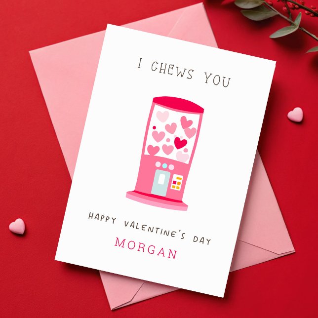 Ich kauen Sie Ihr Kaugummi Valentinstag Karte (Von Creator hochgeladen)