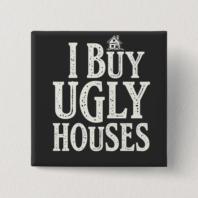 Ich kaufe häusliche Immobilien für Anwesen Button (Vorderseite)