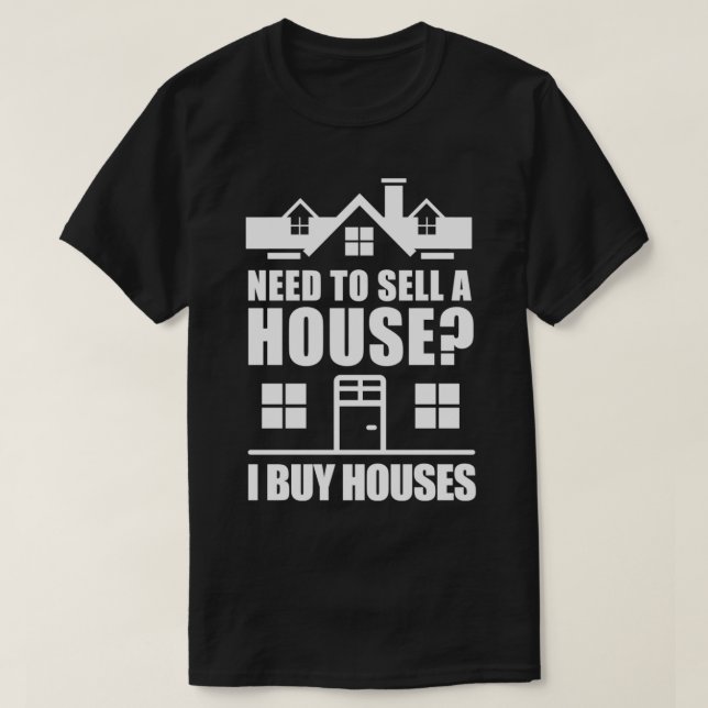 Ich kaufe Immobilien Immobilien Investor Pullover  (Design vorne)