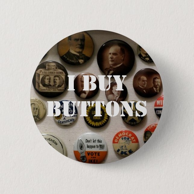 Ich kaufe Knöpfe Button (Vorderseite)