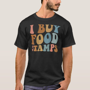 Ich kaufe Nahrungsmittel-Briefmarke 3 T-Shirt
