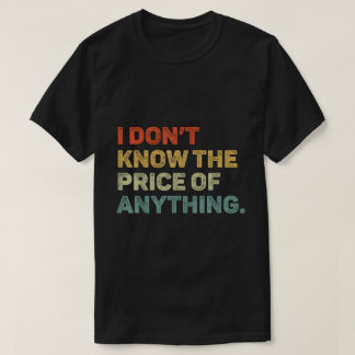 Ich kenne das T-Shirt des preisgünstigen Angebots