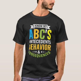 Ich kenne den Verhaltenstherapeuten meines Abc. T-Shirt