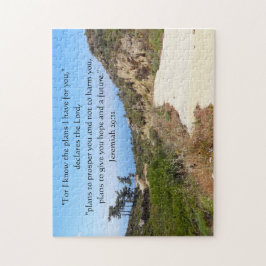 "Ich kenne die Pläne" Jeremiah 29:11 Road Bible Ve Puzzle