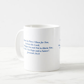 Ich kenne die Pläne - Jeremiah 29:11 / Schrift Kaffeetasse