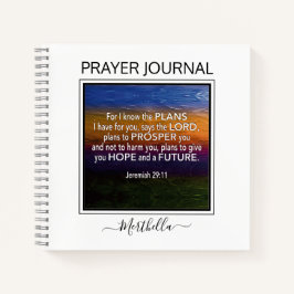 ICH KENNE DIE PLANS Jeremiah 29 Prayer Journal Notizbuch