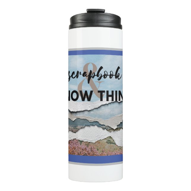 Ich kenne Dinge Thermosbecher (Vorderseite)