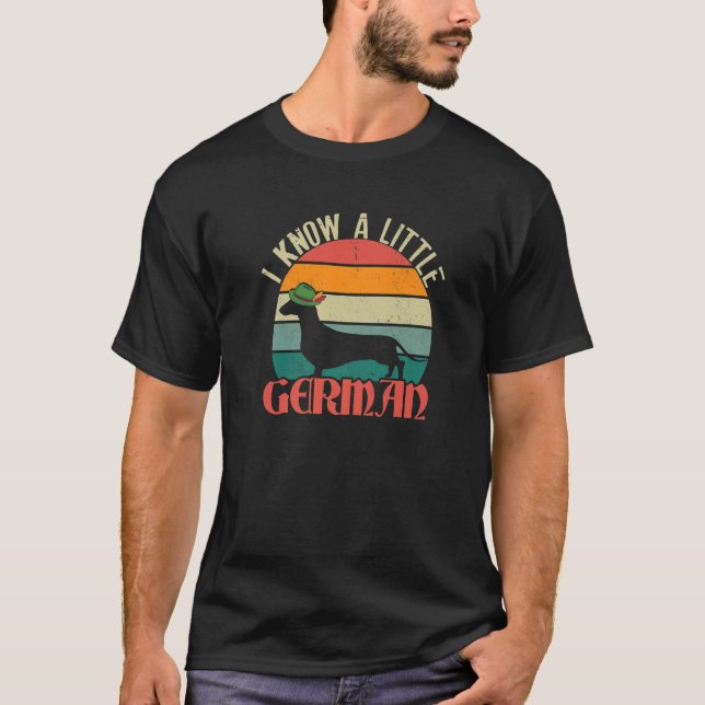 Ich kenne einen kleinen Besitzer der deutschen Ret T-Shirt (Vorderseite)