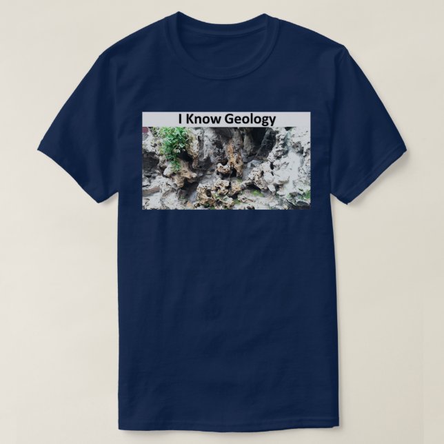 Ich kenne Geologie T-Shirt (Design vorne)