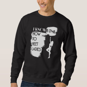 Ich kenne HTML: Wie man Damen für Programmierer-Ge Sweatshirt