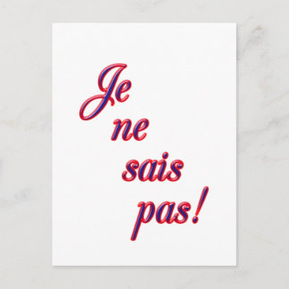 Ich kenne keine Postkarte