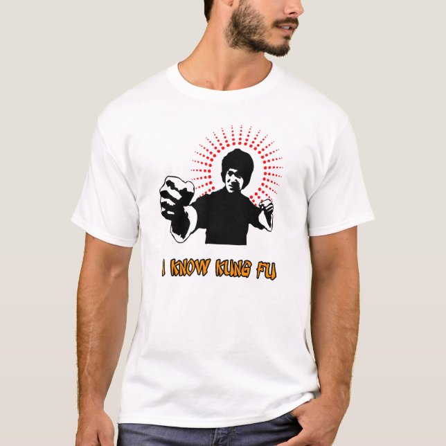 Ich kenne Kung Fu T-Shirt (Vorderseite)