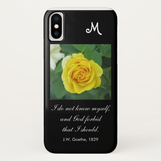 Ich kenne mich nicht. . . (Zitat: Case-Mate iPhone Hülle (Rückseite)