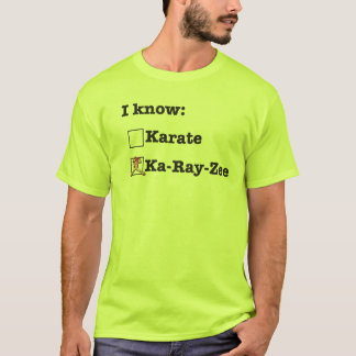 Ich kenne nicht Karate T-Shirt