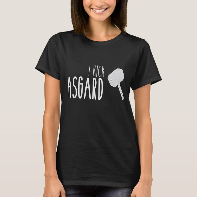 Ich kick Asgard T-Shirt (Vorderseite)