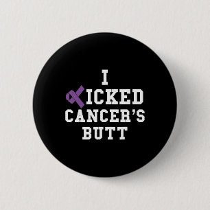 Ich kickte das Hintern-Bauchspeicheldrüsenkrebs-Be Button