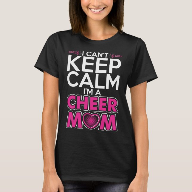 Ich kippe behalte Ruhe Im ein Beifall-Mama-T-Shirt T-Shirt (Vorderseite)