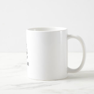 Ich kippe behalte Ruhe Im Zwillinge Kaffeetasse