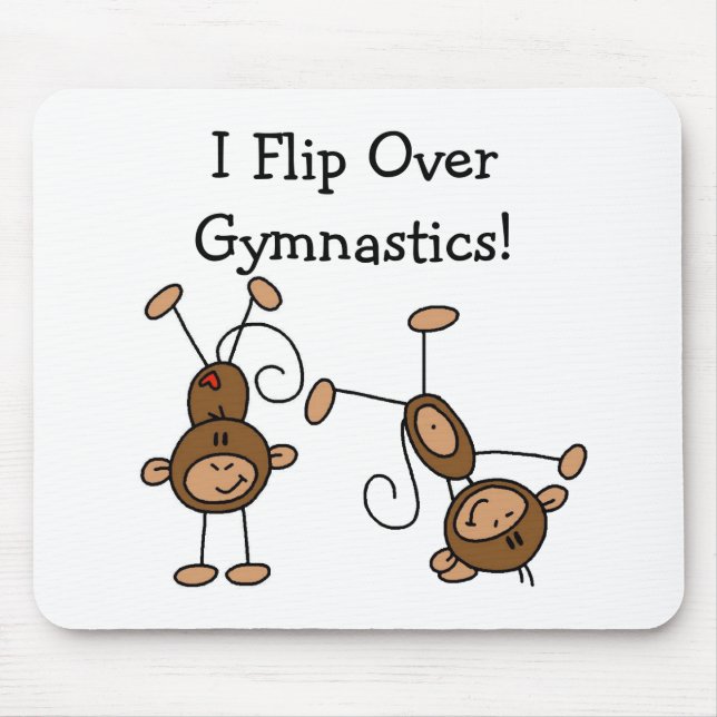 Ich kippe über die Gymnastik Mousepad (Vorne)