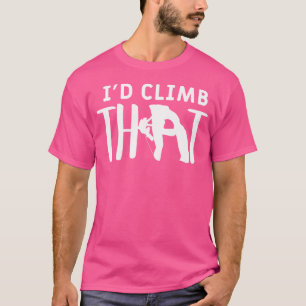 Ich klettere auf den Bergklettersteig T-Shirt