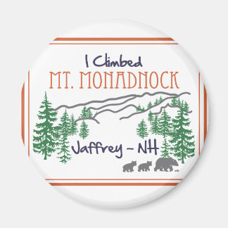 Ich kletterte auf Monadnock Magnet