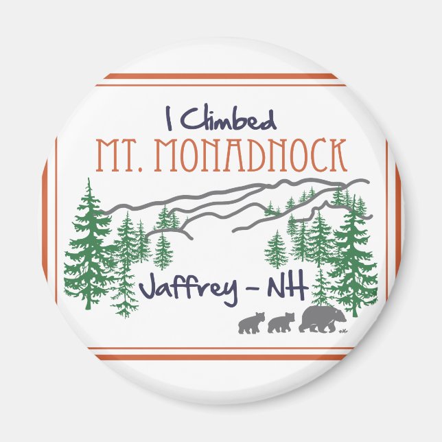 Ich kletterte auf Monadnock Magnet (Vorne)