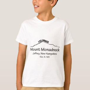 Ich kletterte Berg Monadnock T-Shirt
