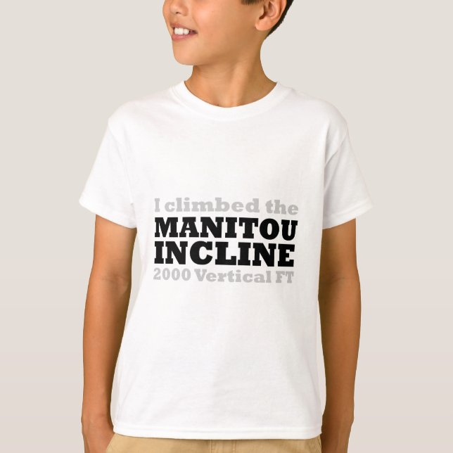 Ich kletterte die Manitou Neigung T-Shirt (Vorderseite)