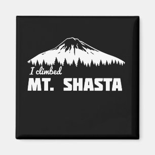 Ich kletterte Mt. Shasta Magnet