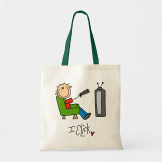 Ich klicke T - Shirts und Geschenke an Tragetasche