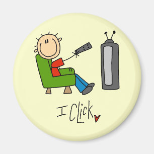 Ich Klicke T-Shirts und Geschenke Magnet