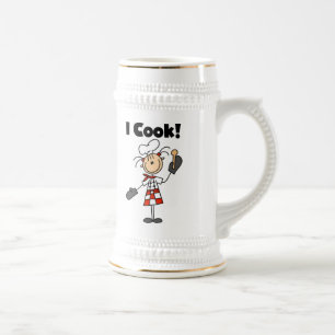 Ich koche - Köchin Bierglas