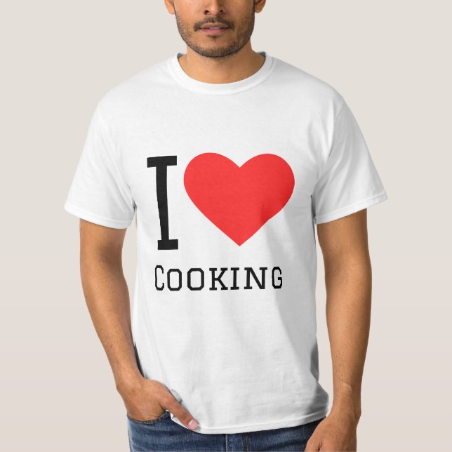 Ich koche Liebe T-Shirt (Vorderseite)