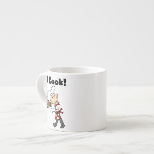 Ich koche - männlicher Koch Espressotasse