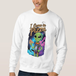 "Ich komme in Pizza" anstelle von "Peace Sweatshirt