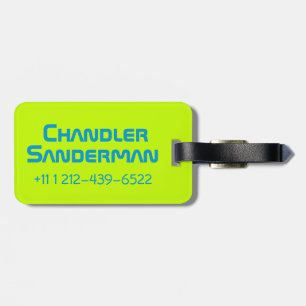 Ich komme in Ruhe Kinder Spaß Alien-ID-Gepäckanhän Gepäckanhänger