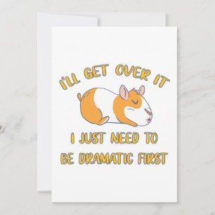 Ich komme über die Guinea Dankeskarte