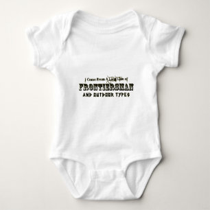 Ich komme von einer langen Schlange von Baby Strampler