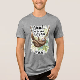 Ich komme zu dir zurück Tri-Blend shirt