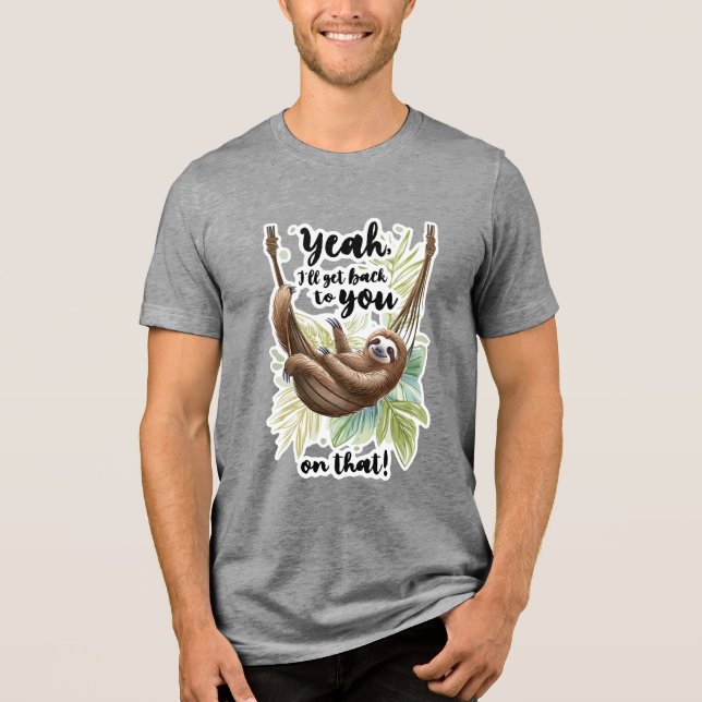Ich komme zu dir zurück Tri-Blend shirt (Vorderseite)