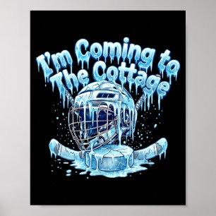 Ich komme zur Cottage-Hockey-Drip-Romance-Coupl Poster