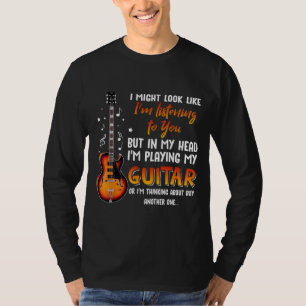 Ich könnte aussehen, als höre ich dir zu, aber in T-Shirt