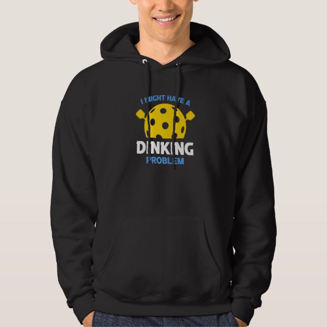 Ich könnte ein Diner Problem Pickleball Premium ha Hoodie (Vorderseite)