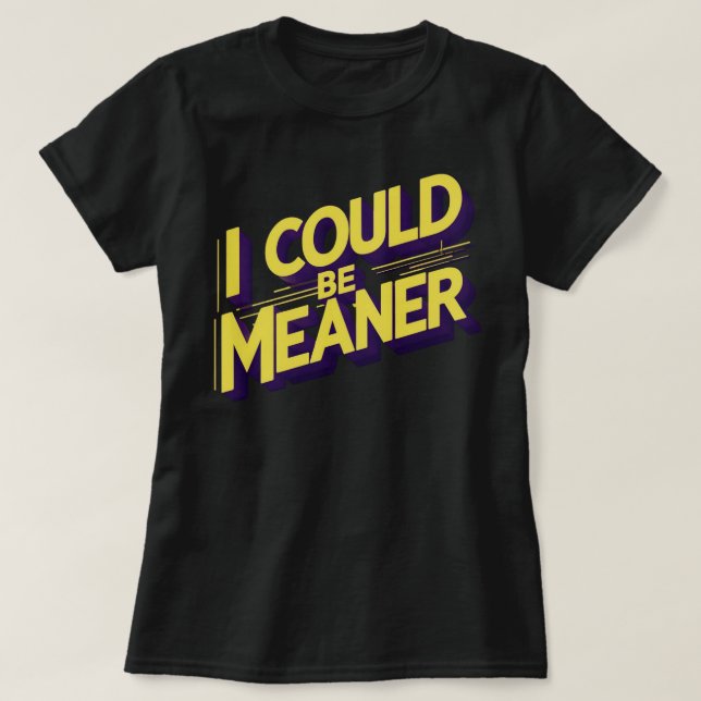 Ich könnte sarkastischer sein T-Shirt (Design vorne)