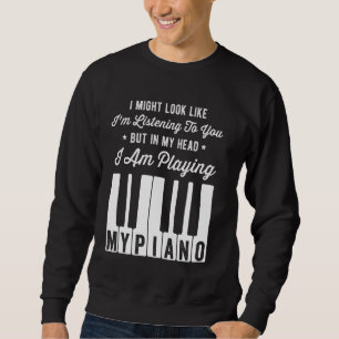 Ich könnte so aussehen, als höre ich dir ein sonni sweatshirt