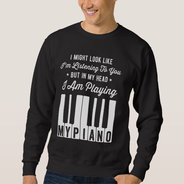 Ich könnte so aussehen, als höre ich dir ein sonni sweatshirt (Vorderseite)