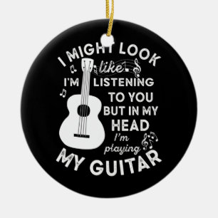 Ich könnte so aussehen, als höre ich dir zu. keramik ornament